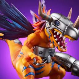 Digimon Adventure Metal Greymon Figura, Figuras de Ação Anime, Estátua de PVC, Modelo De Coleção, Brinquedos Presentes - Image 6