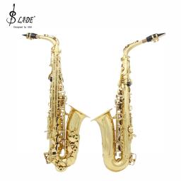 Conjunto Sax Latão Saxofone Alto SLADE-Eb, saxofone profissional com estojo, palhetas e luvas, peças e acessórios para instrumentos de sopro - Image 6