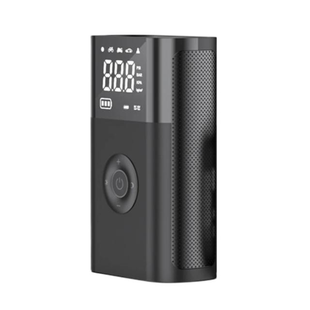 Inflador de Pneus Digital Portátil com Luz LED e Carregamento Tipo C - Compressor de Ar Inteligente para Veículos e Objetos Infláveis
