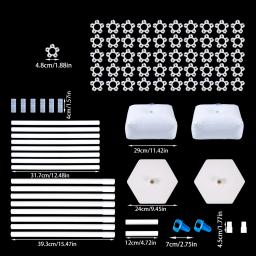 Tabela ajustável balão arco kits diy festa de aniversário decoração de casamento balões coluna suporte de chuveiro do bebê ballon acessórios - Image 6