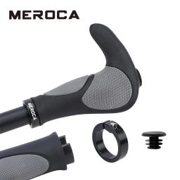 MEROCA-Integrated Bicicleta Grips, Borracha TPR, MTB Ciclismo, Descanso De Mão, Mountain Bike Guiador, Invólucro Bainha, Absorção De Choque - Image 1