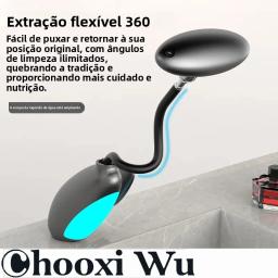 CHOOXIWU - Grande torneira de bacia LED 4 maneiras saída de água fria e quente fluxo de água de torneira pesada gera eletricidade - Image 3