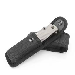 Bainha preta Fold Knife e Alicate Bag, Bolsa, bainha, Nylon Belt Loop, transportar, armazenamento, Suporte lanterna, cintura Pack - Image 5