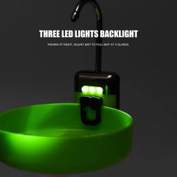 Pesca recarregável Bomba De Oxigênio Bomba De Oxigênio Automático, Oxigenação Bomba De Ar Absorvente De Água, Iluminação LED, 3 em 1 - Image 5