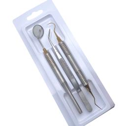 Kit de ferramentas de higiene dentária, aço inoxidável, remoção, raspador, sonda, gancho, pinça, kit de espelho dental, conjunto de ferramentas dentárias - Image 5