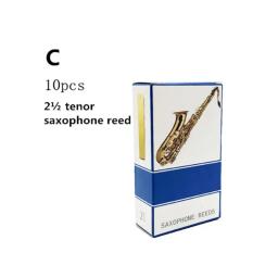 77HC 10 pçs/set Alto/Soprano/Tenor Saxofone Reeds Força 2.5 Bb Clarinete Reed - Image 4