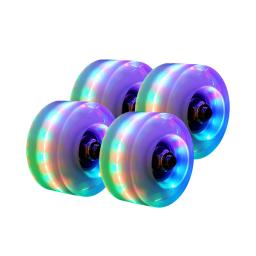 Light Up Quad Roller Skate Rodas com Rolamentos Instalados, Luminous Quad Roller, Rodas de Skate, 4Pcs - Image 5