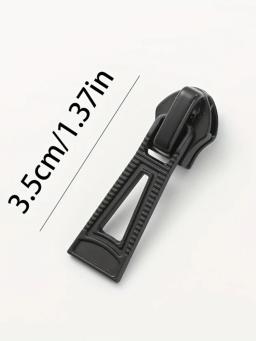 10 peças zíper preto, 3 tamanhos (3 # , 5 # , 8 # ) nylon e resina metálica, controle deslizante de zíper de mudança universal - Image 4