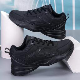 Homens plus size tênis de alta qualidade pulseira de couro ao ar livre sapatos casuais novo luxuoso anti deslizamento resistente ao desgaste tênis masculino - Image 3