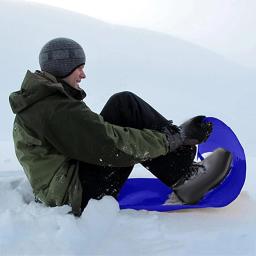 Snowboards portáteis dobráveis com alças, trenó de neve, prancha de esqui para crianças e adultos, trenó, presente do snowboard do esqui, inverno - Image 4
