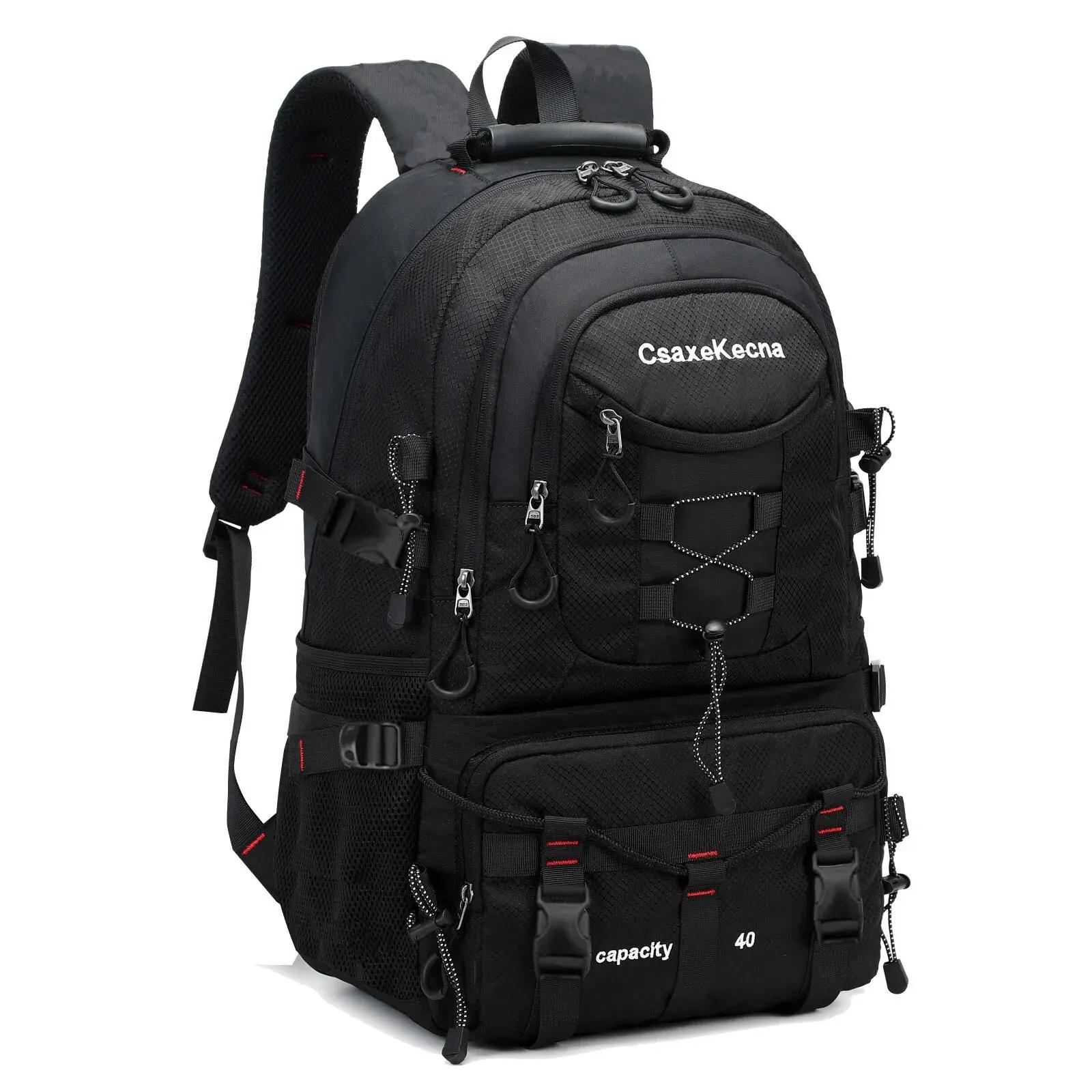 Mochila de viagem leve impermeável, saco de acampamento masculino e feminino, mochila de caminhada ao ar livre, 40L - Image 1