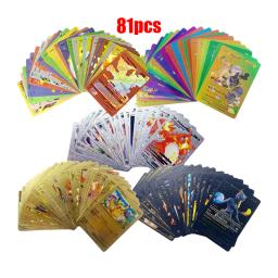 Cartas Pokémon Rainbow para Crianças, Ouro, Prata, Vmax, Coleção de Cartas GX, Treinador de Batalha, Espanhol, Inglês, Francês, Presentes de Natal - Image 1