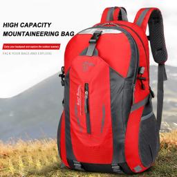 Mochilas leves impermeáveis para esportes ao ar livre, camping e caminhadas, escalada, homens e mulheres, 40L - Image 4