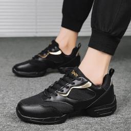 Calçados Esportivos Antiderrapantes para Homens, Sapatos de Dança Quadrados, Tênis Increased Net, Jazz Tênis, Fitness, Performance de Equipe, Novo - Image 3