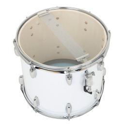 Marchando profissional do tambor com pele azul, percussão instrumento prática, percussão instrumento, bateria ajustar chave, baqueta, Backstrap peças, 14" - Image 6