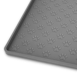 Impermeável antiderrapante Pet Alimentador Mats, Silicone Placemat, Cat Food Bowl Mat, Dog Feeding Mat, Beber Placemat de alimentação - Image 1