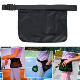 1x multifuncional leve saco de bola de tênis bolso de bola de treinamento de tênis grande capacidade estiramento malha bolso saco de esportes durável - Image 4