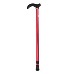 Bastão com alça ergonômica, comprimento de 2 seções, ajustável, estável, muleta antiderrapante, bengala de caminhada para homens e mulheres, camping - Image 1