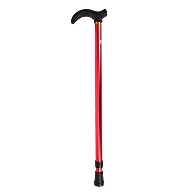 Bastão de Caminhada Ajustável com Alça Ergonômica e Antiderrapante para Camping e Uso Diário