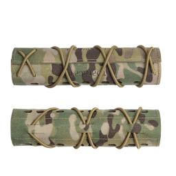 Proteção para espingarda de Airsoft, Supressor de tiro militar, Coldre de cano silenciador cortado a laser, escudo térmico, paintball 8503 - Image 5