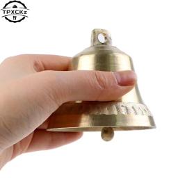 1pc latão artesanato sino mágico vento sino tibetano bronze sino chaveiro pingente presente criativo decoração de casa - Image 6