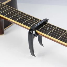 Joyo-capo universal para guitarra, metal capo, mudança rápida, chave braçadeira, liga de alumínio, acústico, elétrico, peças, acessórios - Image 4