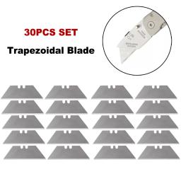 30 pçs lâmina trapezoidal multi funcional lâmina de aço carbono substituição diy arte artesanato cortador ferramenta lâmina ferramentas manuais - Image 5