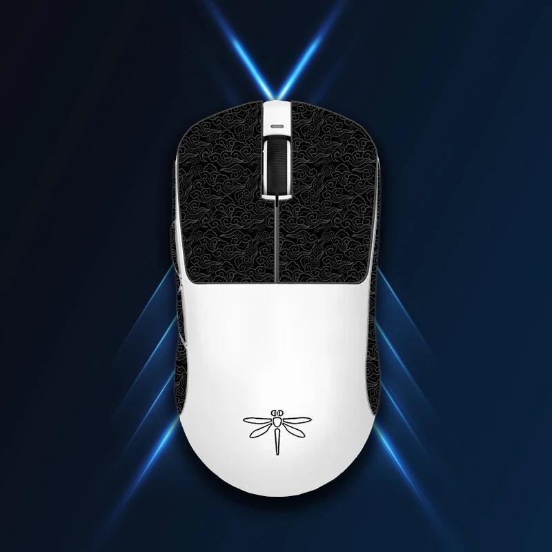 Fita antiderrapante do aperto do mouse, skate DIY, antiderrapante, pele de lagarto, chupar suor para VGN Dragonfly F1, F1 Pro, adesivo artesanal - Image 1