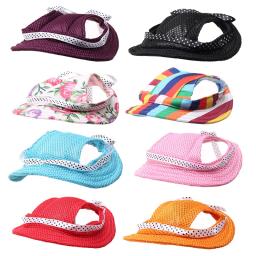 Pet Cão Chapéu Verão Protetor Solar Chapéu Boné De Beisebol Chapéu De Esportes Ao Ar Livre Com Orelha Buracos Ajustável Pet Hat Decoração Acessórios - Image 5