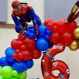 Grande Iron Man Spider Man Tema Balão Arch Set, Decoração Suprimentos, Birthday Party, Baby Shower, Gênero Revelar, Boy, 165pcs - Image 3