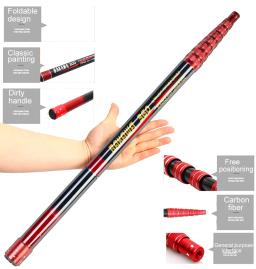 BAKAWA-Lightweight Telescópica De Fibra De Carbono Rede De Pesca De Aterragem, Extensão De Peixe, Pólo Dobrável, Fly Mão Dip, Tackle, 2.1, 3.0, 3.6m - Image 3