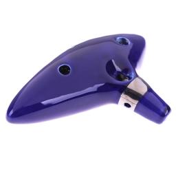 Flauta Alto C azul com 12 buracos, The Legend Ocarina of Time, instrumento de sopro, som natural, fácil de aprender, presente fino, frete grátis - Image 4