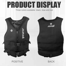 Neoprene Safety Life Jacket para adultos e crianças, colete esportivo aquático, pesca, caiaque, canoagem, natação, drifting, novo - Image 4