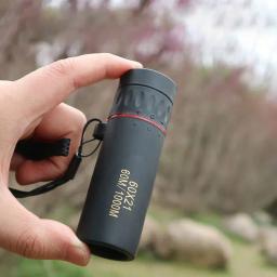 Telescópio monocular de alta ampliação HD, mini telescópio à prova d'água, zoom militar portátil, 10X escopo para caça a viagens - Image 1