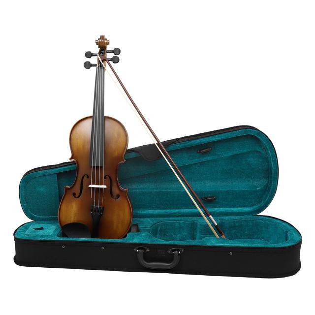 Viola Spruce Aston Villa Vintage 4/4 com Painel Brilhante e Elegante acabamento Antiquado