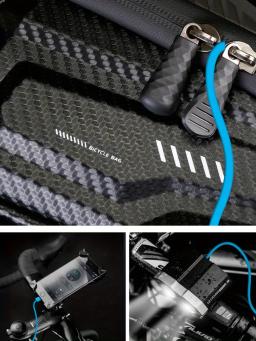 Bolsa para tubo superior de bicicleta, bolsa para quadro, bolsa rígida, bolsa para celular à prova d'água para mountain bike, bolsa para selim, equipamento de ciclismo - Image 5