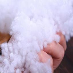 500g preenchimento de fibra de algodão perolado, elástico ecológico de algodão de alta qualidade enchimento de brinquedos com enchimento de almofadas - Image 1