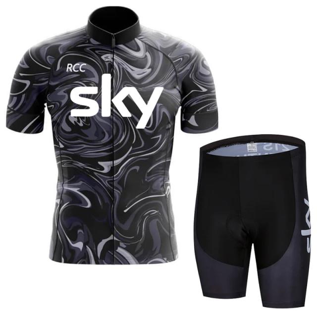 Jersey Respirável RCC CÉU para Ciclismo - Conjunto de Vestuário de Verão para Estrada e MTB, Lançamento 2022