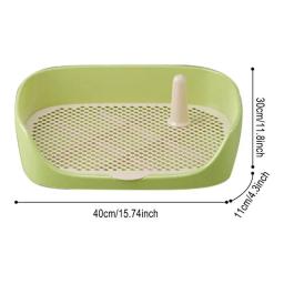 Caixa de lixo portátil para cães pequenos e gatos, Pet Training Toilet, Puppy Pad Holder, Bandeja Potty Interior - Image 6