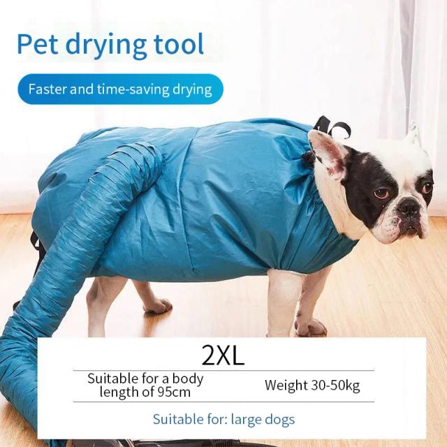 Secador de Cabelo Portátil Dobrável para Pets: Eficiente Saco de Secagem para Cães e Gatos, Ideal para Inverno e Limpeza de Animais