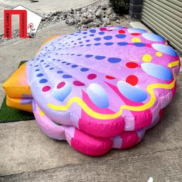 Decoração de Palco Inflável Para Palco Show, Traje De Mascote, Shell Do Mar, Ostra Balão, Verão Oceano Moluscos, Evento Publicitário, Colorido, 3m, 10ft - Image 6