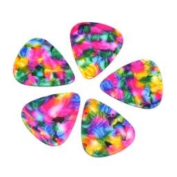 Palheta rosa celuloide para guitarra, conjunto de 500 peças de palhetas coloridas com 0.71mm e 0.96mm - Image 2