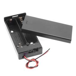 2 conjunto 2x18650 caixa base suporte da bateria com interruptor de ligar/desligar e fio e cobrir 7.4v - Image 2