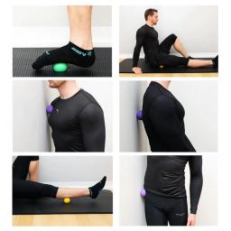 KSONE-Bola de Massagem Lacrosse Portátil, Fascia Ball, Relaxamento Muscular, Alívio da Dor, Fisioterapia Ball, 6,3 cm - Image 4