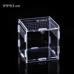 Terrário acrílico transparente para réptil, caixa de reprodução, nano gaiola, tarântula arbórea, dragão barbudo, reprodução - Image 6