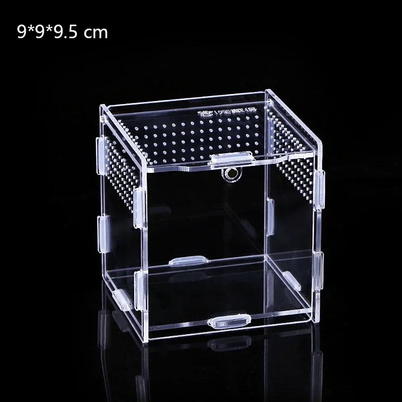 Terrário acrílico transparente para réptil, caixa de reprodução, nano gaiola, tarântula arbórea, dragão barbudo, reprodução - Image 1