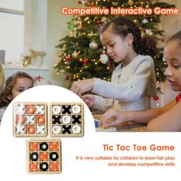 Brinquedo clássico interativo XO Game para crianças e adultos, Decoração de mesa de café, Jogos Divertidos, Educacional, Cérebro, Estratégia, Puzzle - Image 2
