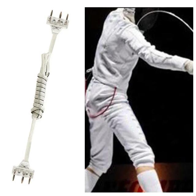 Cabo corporal para esgrima esportiva, para folha/epee, cabo corporal, máscara, esgrima, linha de mão, equipamento de braçadeira, acessórios esportivos