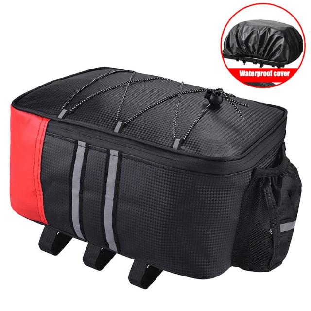 Bicicleta Piggyback Bag à Prova D' Água: Caixa de Armazenamento Traseira e Prateleira Pannier para Equitação e Suprimentos