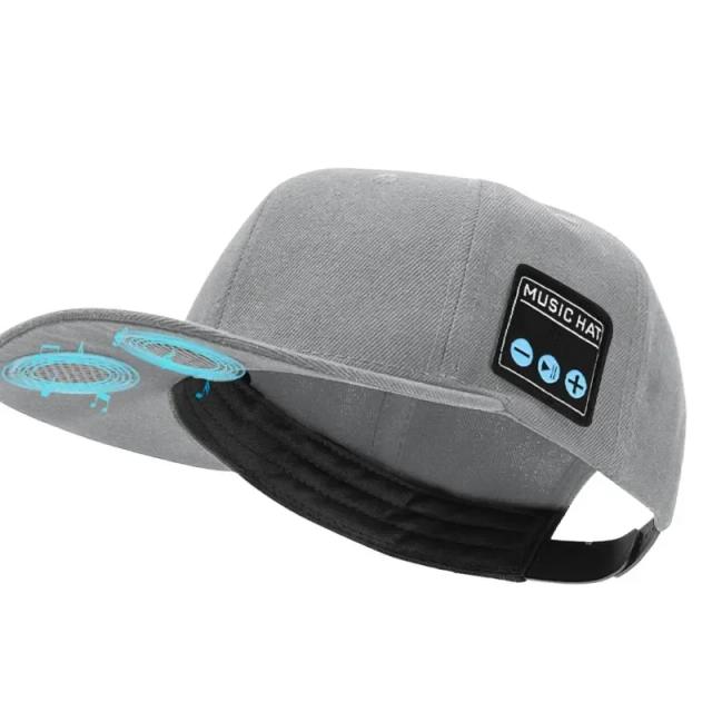 Chapéu Bluetooth com Fones de Ouvido Sem Fio e Microfone para Esportes ao Ar Livre